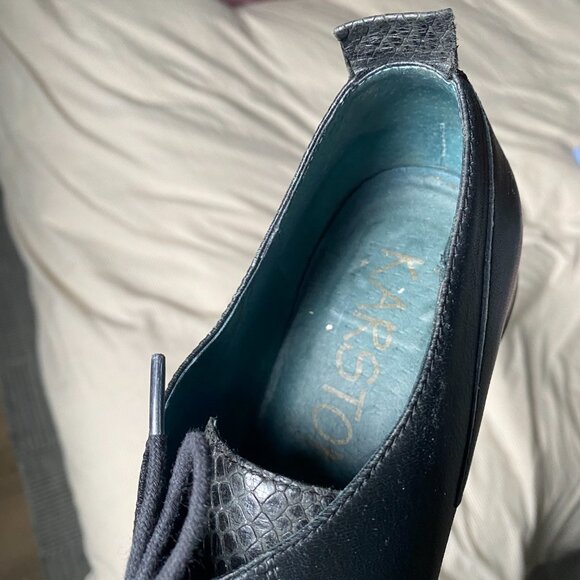 Beautiful Pointy Toe Real Leather Loafers - Picture 4 of 11